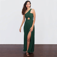 Load image into Gallery viewer, One Shoulder Front Cut-Out Evening Gown