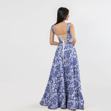 Load image into Gallery viewer, Jacquard Crop Top &amp; Flared Skirt Set

