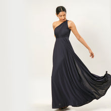 Load image into Gallery viewer, One Shoulder Cut-Out Evening Gown
