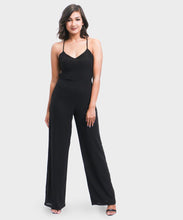 Load image into Gallery viewer, Criss Cross Tie Back Jumpsuit
