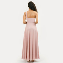 Load image into Gallery viewer, One Shoulder Front Cut-Out Evening Gown