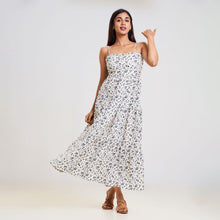 Load image into Gallery viewer, Tie Back Cotton Summer Dress
