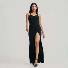 Load image into Gallery viewer, Halter Fishtail Evening Gown
