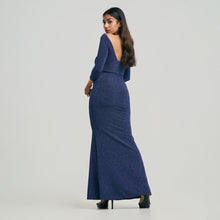 Load image into Gallery viewer, Boat Neck Fishtail Evening Gown
