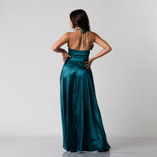 Load image into Gallery viewer, Halter Tie Evening Gown
