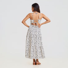Load image into Gallery viewer, Tie Back Cotton Summer Dress
