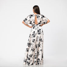 Load image into Gallery viewer, Boat Neck Butterfly Sleeve Evening Gown
