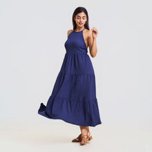 Load image into Gallery viewer, Halter Tie Cotton Summer Dress
