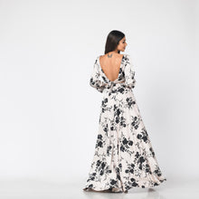 Load image into Gallery viewer, Boat Neck Tie Back Crop Top &amp; Flared Skirt Set
