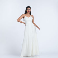 Load image into Gallery viewer, Halter Tie Evening Gown
