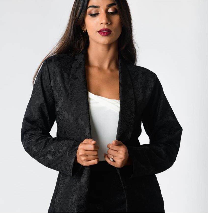 Textured Blazer