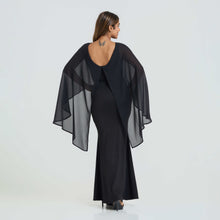 Load image into Gallery viewer, Chiffon Shawl Fishtail Evening Gown
