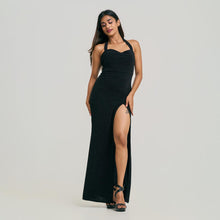 Load image into Gallery viewer, Halter Fishtail Evening Gown
