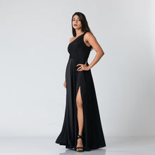 Load image into Gallery viewer, One Shoulder Cut-Out Evening Gown
