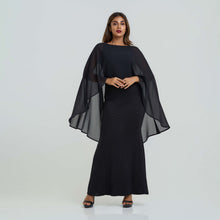 Load image into Gallery viewer, Chiffon Shawl Fishtail Evening Gown
