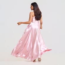 Load image into Gallery viewer, One Shoulder Satin Evening Gown

