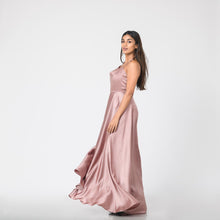 Load image into Gallery viewer, Halter Tie Evening Gown

