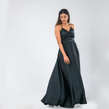 Load image into Gallery viewer, Halter Tie Evening Gown
