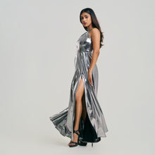 Load image into Gallery viewer, One Shoulder Cut-Out Evening Gown
