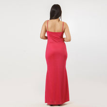 Load image into Gallery viewer, V Neck Fishtail Evening Gown
