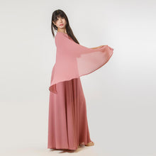 Load image into Gallery viewer, One Shoulder Flared Sleeve Evening Gown
