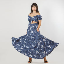 Load image into Gallery viewer, Off Shoulder Tie Front Maxi
