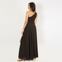 Load image into Gallery viewer, One Shoulder Chiffon Evening Gown
