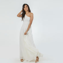 Load image into Gallery viewer, One Shoulder Chiffon Evening Gown
