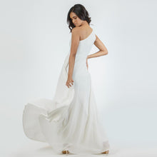 Load image into Gallery viewer, One Shoulder Chiffon Evening Gown
