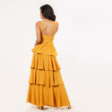 Load image into Gallery viewer, Tiered Side Cut-Out Evening Dress
