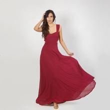 Load image into Gallery viewer, Side Cut-Out Chiffon Evening Gown
