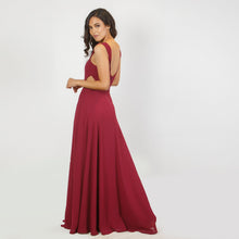 Load image into Gallery viewer, Side Cut-Out Chiffon Evening Gown
