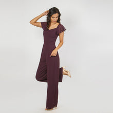 Load image into Gallery viewer, Off Shoulder Frill Sleeve Jumpsuit
