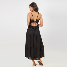 Load image into Gallery viewer, Tie Back Cotton Summer Dress
