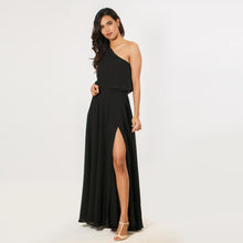 Load image into Gallery viewer, One Shoulder Frill Top Evening Gown
