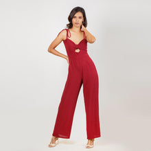 Load image into Gallery viewer, Bow Front Tie Up Jumpsuit
