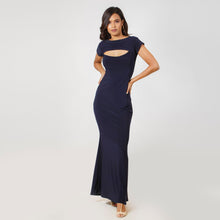 Load image into Gallery viewer, Front Cut-Out Fishtail Evening Gown
