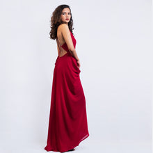 Load image into Gallery viewer, Criss Cross Open Back Evening Gown
