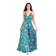 Load image into Gallery viewer, Floral Tie Back Summer Maxi
