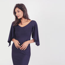 Load image into Gallery viewer, Butterfly Sleeve Evening Gown

