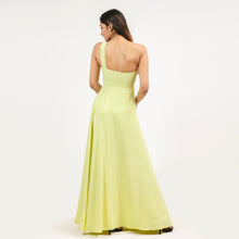 Load image into Gallery viewer, One Shoulder Front Cut-Out Evening Gown
