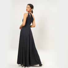 Load image into Gallery viewer, One Shoulder Cut-Out Evening Gown
