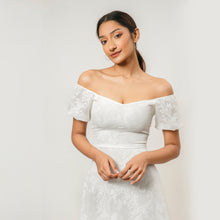 Load image into Gallery viewer, Sweetheart Neck Off Shoulder Midi Dress
