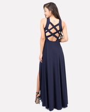 Load image into Gallery viewer, Criss Cross Back Evening Gown
