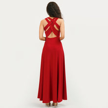 Load image into Gallery viewer, Double Criss Cross Back Evening Gown
