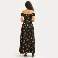 Load image into Gallery viewer, Off Shoulder Tie Front Maxi
