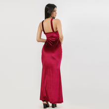 Load image into Gallery viewer, Velvet Criss Cross Front Evening Gown
