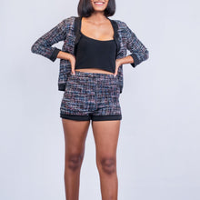 Load image into Gallery viewer, Tweed Shorts w/ Border
