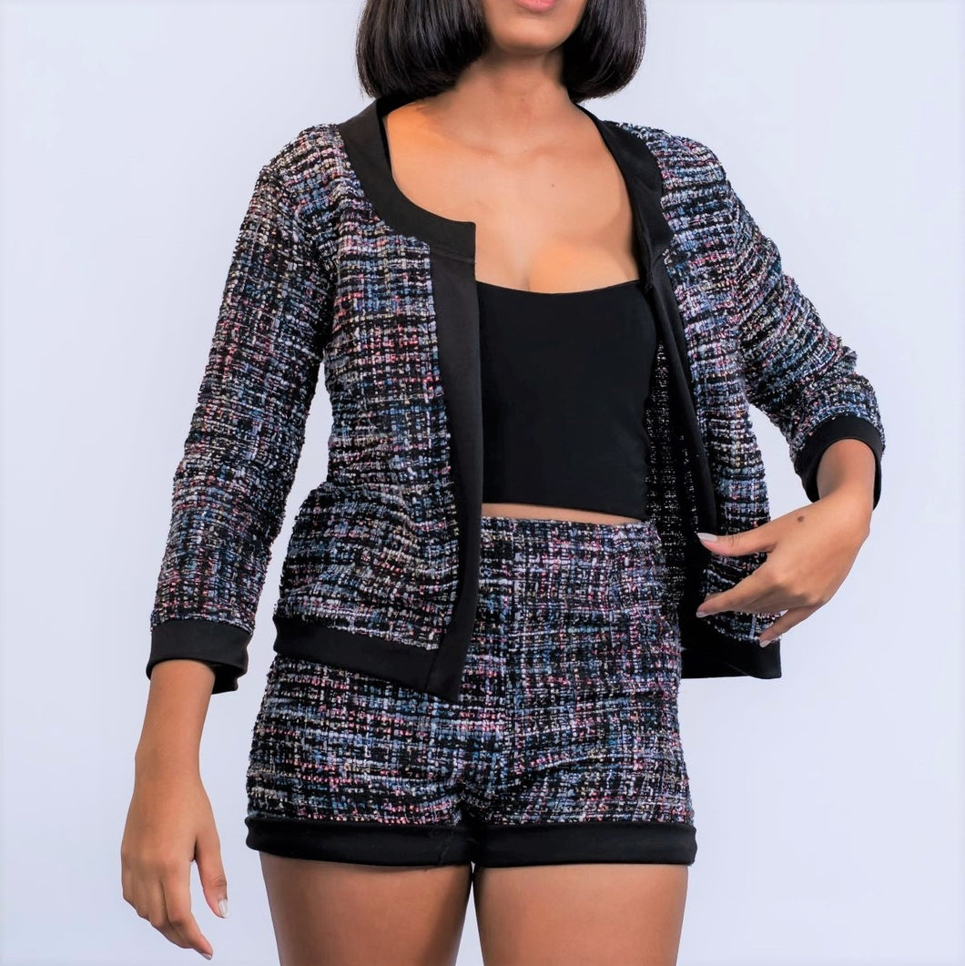 Tweed Jacket w/ Border