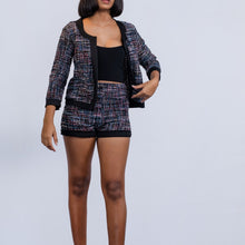 Load image into Gallery viewer, Tweed Shorts w/ Border
